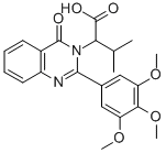 CAS#: 83408-91-7, alpha-(1-Methylethyl)-4-Oxo-2-(3,4,5-Trimethoxyphenyl)-3(4H)-Quinazolineacetic Acid
