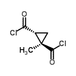 CAS#: 83458-10-0， (1R,2R)-1-Methyl-1,2-cyclopropanedicarbonyl dichloride