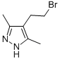 structure of CAS# 83467-28-1, 4-(2-Bromo-Ethyl)-3,5-Dimethyl-1H-Pyrazole;4-(2-Bromoethyl)-3,5-Dimethyl-1H-Pyrazole(SALTDATA: FREE);4-(2-BROMO-ETHYL)-3,5-DIMETHYL-1H-PYRAZOLE;3,5-DIMETHYL-4'-(2-BROMOETHYL)-1H-PYRAZOLE