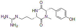 CAS#: 83481-39-4， Cyclo(N-Methyltyrosylarginyl)