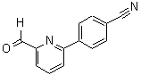 结构式 CAS# 834884-79-6, 4-(6-甲酰基吡啶-2-基)苯甲腈
