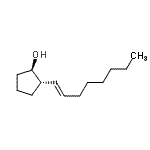 CAS#: 834899-01-3， (1R,2S)-2-[(1E)-1-Octen-1-yl]cyclopentanol