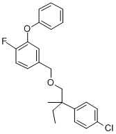 CAS#: 83493-06-5， 4-((2-(4-Chlorophenyl)-2-Methylbutoxy)Methyl)-1-Fluoro-2-Phenoxybenzene