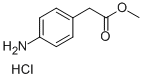 structure of CAS# 83528-16-9, (4-Amino-Phenyl)-Acetic Acid Methyl Ester Hydrochloride;(4-AMINO-PHENYL)-ACETIC ACID METHYL ESTER HYDROCHLORIDE;(4-AMINO-PHENYL)-ACETIC ACID METHYL ESTER HCL