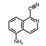 CAS#: 83562-16-7， 5-Amino-1-isoquinolinecarbonitrile