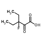CAS#: 83611-27-2， 3-Ethyl-3-fluoro-2-oxopentanoic acid