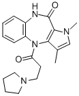 CAS#: 83622-02-0， 1,3-Dimethyl-4-(3-Pyrrolidinopropionyl)-1,4,9,10-Benzodiazepin-10(1H)-One