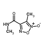 CAS 登录号：83644-90-0， N,4-二甲基-1,2,5-恶二唑-3-甲酰胺5-氧化物