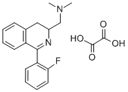 CAS#: 83658-12-2, 3,4-Dihydro-N,N-Dimethyl-1-(2-Fluorophenyl) -3-Isoquinolinemethanamine Ethanedioate (1:1)