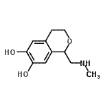 CAS#: 83694-59-1， 1-[(Methylamino)methyl]-3,4-dihydro-1H-isochromene-6,7-diol