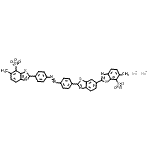 CAS#: 83721-50-0， Disodium 6-methyl-2'-(4-{[4-(6-methyl-7-sulfonato-1,3-benzothiazol-2-yl)phenyl]diazenyl}phenyl)-2,6'-bi-1,3-benzothiazole-7-sulfonate