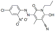 CAS#: 83748-27-0， 5-[(4-Chloro-2-Nitrophenyl) Azo]-1,6-Dihydro-2-Hydroxy-4-Methyl-6-Oxo-1-Propyl -3-Pyridinecarbonitrile