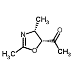 CAS#: 83750-10-1， 1-[(4R,5R)-2,4-Dimethyl-4,5-dihydro-1,3-oxazol-5-yl]ethanone