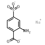 CAS#: 83763-37-5， 2-amino-4-sulfonato-Benzoate sodium salt (1:1)