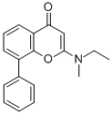 CAS#: 83767-05-9, 2-(Ethylmethylamino)-8-phenyl-4H-1-benzopyran-4-one