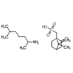 CAS#: 83781-02-6， [(1S)-7,7-Dimethyl-2-oxobicyclo[2.2.1]hept-1-yl]methanesulfonic acid - 6-methyl-2-heptanamine (1:1)