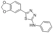 CAS#: 83796-18-3， 5-(1,3-Benzodioxol-5-Yl)-N-Phenyl-1,3,4-Thiadiazol-2-Amine