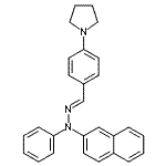 CAS#: 83799-84-2， 1-(4-{(E)-[2-Naphthyl(phenyl)hydrazono]methyl}phenyl)pyrrolidine