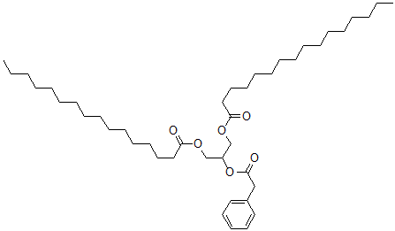 CAS#: 83800-25-3， Palmitic acid [3-hexadecanoyloxy-2-(2-phenylacetyl)oxy-propyl] ester