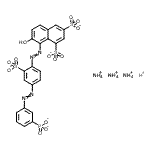 CAS#: 83817-41-8， 7-hydroxy-8-[2-[4-[2-(3-phosphonatophenyl)diazenyl]-2-sulfonatophenyl]diazenyl]-1,3-Naphthalenedisulfonate ammonium hydrogen salt (1:3:1)