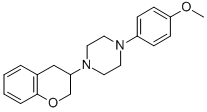CAS#: 83823-54-5， 1-(3,4-Dihydro-2H-1-Benzopyran-3-Yl)-4-(4-Methoxyphenyl)Piperazine