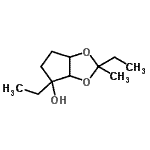 CAS#: 83824-00-4， 2,4-Diethyl-2-methyltetrahydro-3aH-cyclopenta[d][1,3]dioxol-4-ol