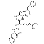 CAS#: 83830-01-7， N<sup>2</sup>-{[(1S)-1-Carboxy-2-phenylethyl]carbamoyl}-N<sup>5</sup>-(diaminomethylene)-L-ornithyl-N-[(2R)-1-oxo-3-phenyl-2-propanyl]-L-valinamide