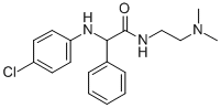 CAS#: 83850-78-6， 2-(4-Chloro(Phenylamino))-N-(2-(Dimethylamino)Ethyl)-2-Phenyl-Acetamide