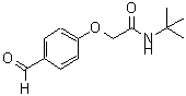 CAS#: 838867-14-4， 2-(4-Formylphenoxy)-N-(2-methyl-2-propanyl)acetamide