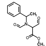 CAS 登录号：83898-12-8， 甲基N-甲酰基-3-氧代-N-(1-苯基乙基)丙氨酸酯