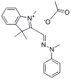 CAS#: 83949-77-3， 1,3,3-Trimethyl-2-[(Methylphenylhydrazono)Methyl]-3H-Indolium Acetate