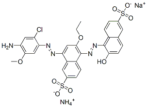 CAS#: 83950-08-7， Ammonium Sodium 8-[(4-Amino-2-Chloro-5-Methoxyphenyl)Azo]-6-Ethoxy-5-[(2-Hydroxy-6-Sulphonatonaphthyl)Azo]Naphthalene-2-Sulphonate