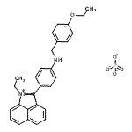 CAS#: 83968-88-1， 2-[4-[(4-Ethoxyphenyl)Methylamino]Phenyl]-1-Ethylbenz[cd]Indolium Dihydrogen Phosphate
