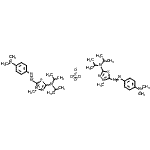 CAS#: 83969-13-5， Bis[5-(diisopropylamino)-2-{[4-(dimethylamino)phenyl]diazenyl}-3-methyl-1,3,4-thiadiazol-3-ium] sulfate