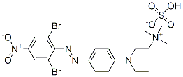 CAS#: 83969-16-8， [2-[[4-[(2,6-Dibromo-4-Nitrophenyl)Azo]Phenyl]Ethylamino]Ethyl]Trimethylammonium Hydrogen Sulphate