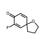 CAS#: 839694-38-1， 7-Fluoro-1-oxaspiro[4.5]deca-6,9-dien-8-one