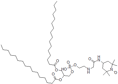 CAS#: 83993-19-5, Dipalmitoylglycerophospho-N-((N-(1-Oxyl-2,2,6,6-Tetramethyl-4-Piperidinyl)Carbamoyl)Methyl)Ethanolamine