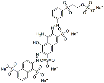 CAS#: 84000-68-0， Pentasodium 2-[[8-Amino-1-Hydroxy-3,6-Disulphonato-7-[[3-[[2-(Sulphonatooxy)Ethyl]Sulphonyl]Phenyl]Azo]-2-Naphthyl]Azo]Naphthalene-1,5-Disulphonate