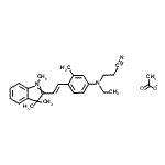 CAS#: 84012-51-1， 2-[(E)-2-{4-[(2-Cyanoethyl)(ethyl)amino]-2-methylphenyl}vinyl]-1,3,3-trimethyl-3H-indolium acetate