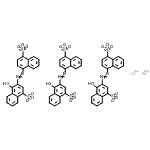 CAS 登录号：84041-67-8， 铝4-羟基-3-[(4-磺酸-1-萘基)偶氮]-1-萘磺酸酯(2:3)
