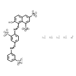 CAS#: 84051-89-8， Hydrogen sodium 7-hydroxy-8-({4-[(3-phosphonatophenyl)diazenyl]-2-sulfonatophenyl}diazenyl)-1,3-naphthalenedisulfonate (1:4:1)