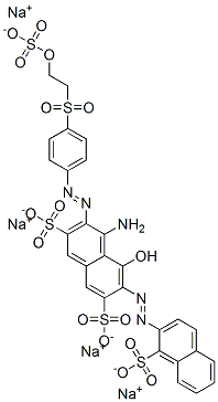 CAS#: 84083-11-4， Tetrasodium 4-Amino-5-Hydroxy-6-[(1-Sulphonato-2-Naphthyl)Azo]-3-[[4-[[2-(Sulphonatooxy)Ethyl]Sulphonyl]Phenyl]Azo]Naphthalene-2,7-Disulphonate