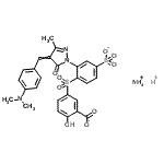 CAS#: 84100-44-7， Ammonium hydrogen 5-[(2-{4-[4-(dimethylamino)benzylidene]-3-methyl-5-oxo-4,5-dihydro-1H-pyrazol-1-yl}-4-sulfonatophenyl)sulfonyl]-2-hydroxybenzoate (1:1:1)