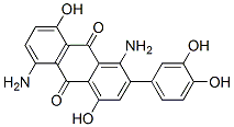 CAS#: 84100-90-3， 1,5-Diamino-2-(3,4-Dihydroxyphenyl)-4,8-Dihydroxy-9,10-Anthracenedione