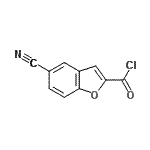 CAS#: 84102-83-0， 5-Cyano-1-benzofuran-2-carbonyl chloride