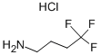 structure of CAS# 84153-82-2, 4,4,4-Trifluorobutylamine Hydrochloride 97;4,4,4-Trifluorobutylamine Hydrochloride