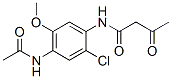 CAS 登录号：84176-82-9， N-[4-(乙酰氨基)-2-氯-5-甲氧基苯基]-3-氧代丁酰胺