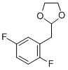 structure of CAS# 842123-88-0, 1,4-Difluoro-2-(1,3-Dioxolan-2-Ylmethyl)Benzene;1,4-DIFLUORO-2-(1,3-DIOXOLAN-2-YLMETHYL)BENZENE