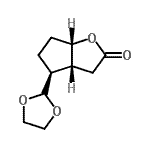 CAS#: 842126-02-7， (3aR,4S,6aS)-4-(1,3-Dioxolan-2-yl)hexahydro-2H-cyclopenta[b]furan-2-one