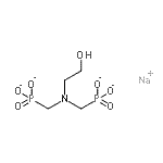 CAS#: 84215-53-2， P,P'-[[(2-hydroxyethyl)imino]bis(methylene)]bis-Phosphonate sodium salt (1:1)